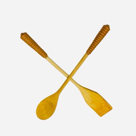 Wooden Cooking Utensil Set, Wooden Spoon, wooden spatula, wooden salad Tosser - Picture 5 of 8